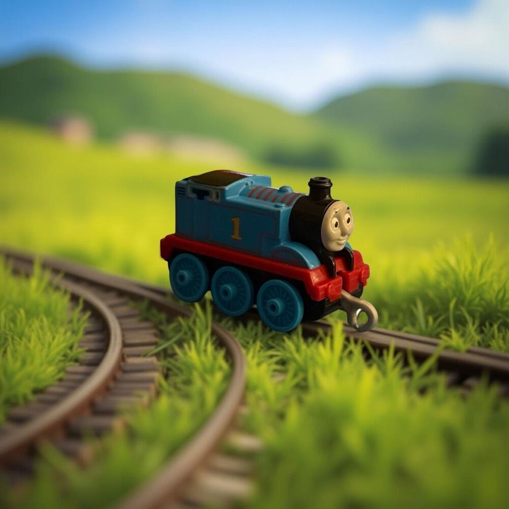 Thomas & Friends TrackMaster Push Along Thomas Toy Train Engine B4